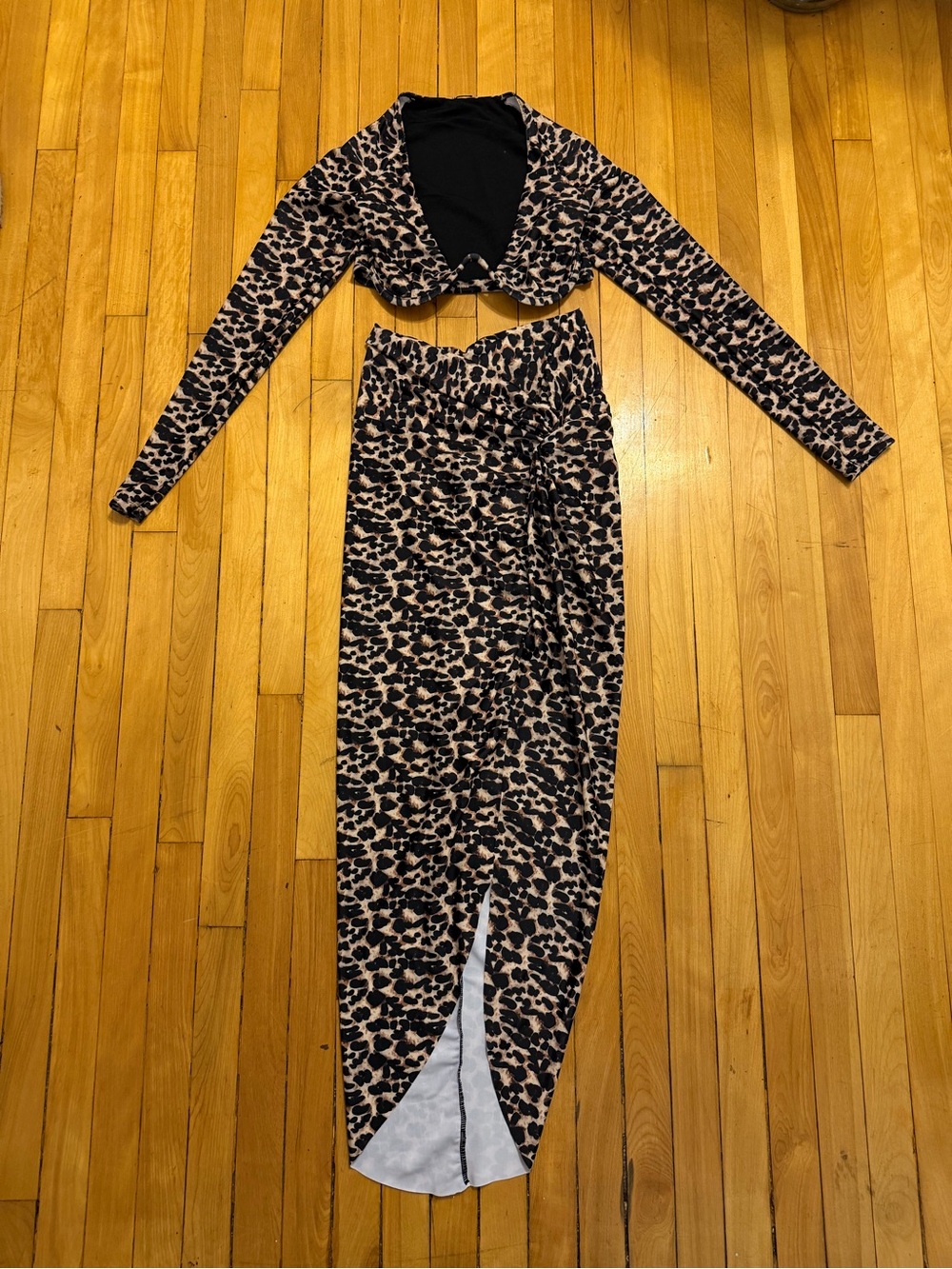 chick set y2k animal print
